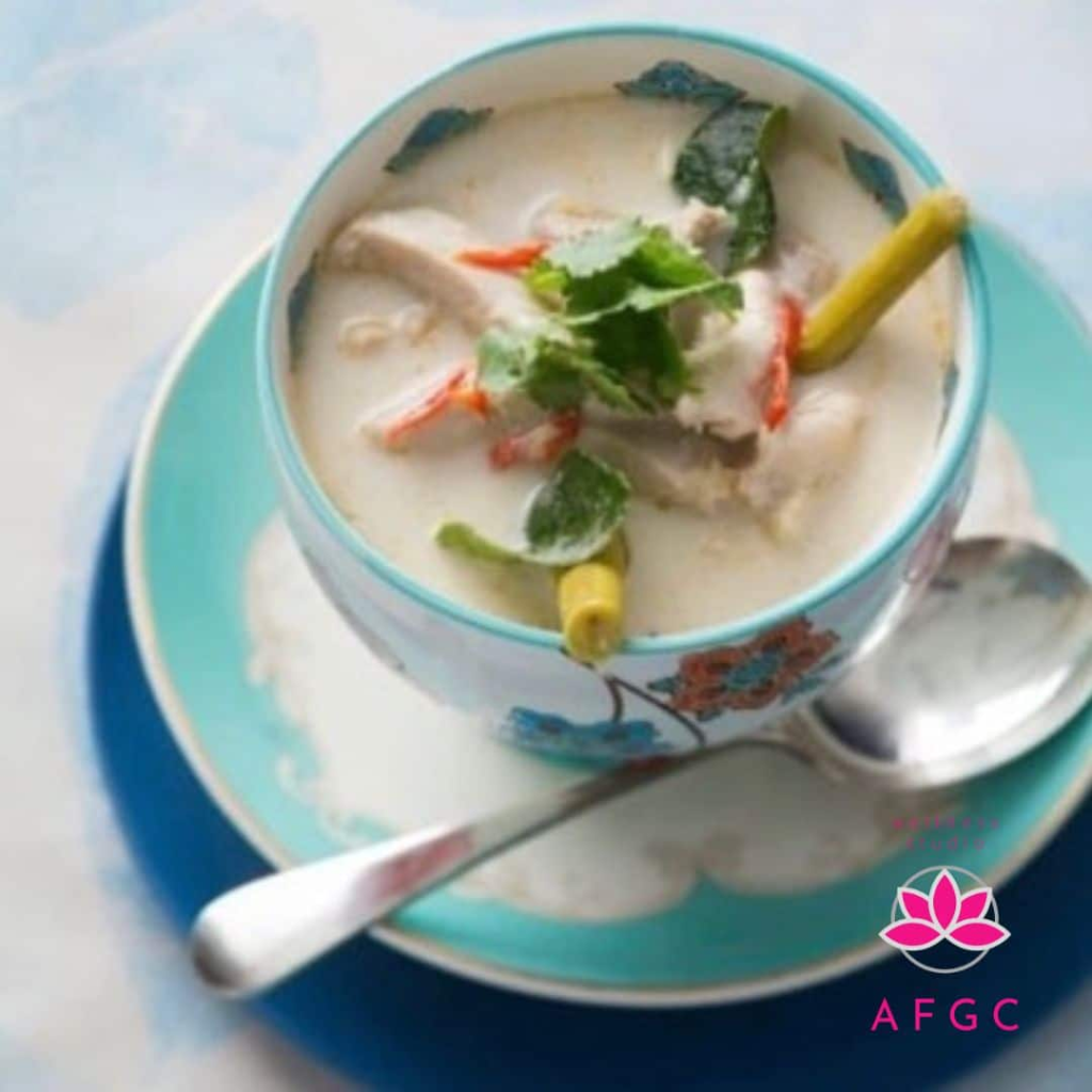 TOM KHA GAI – THAI CHICKEN COCONUT SOUP
